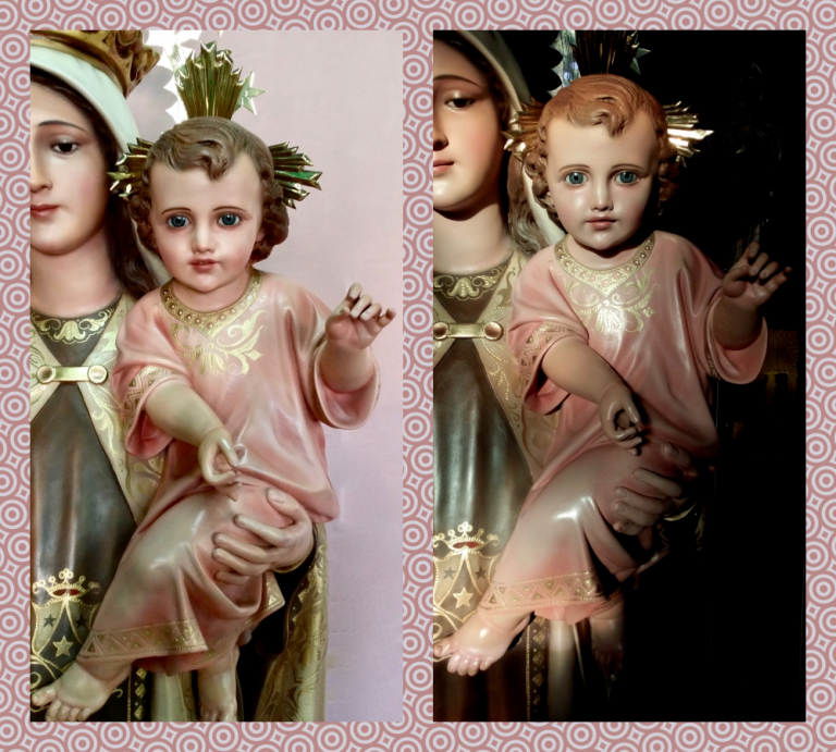 Restauración Virgen Del Carmen Tío Pi